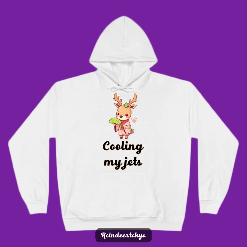 Funny Floral Reindeer Kimono Hoodie: Cozy, Chic, and Hilarious Comfort!