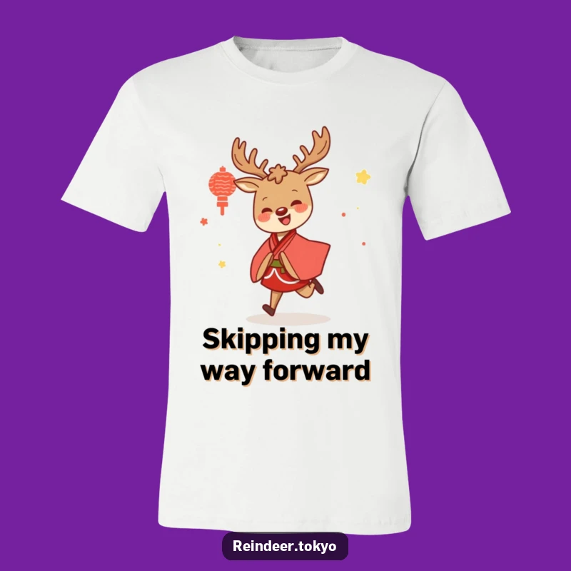 Funny Reindeer Kimono T-Shirt: Hilarious Festive Apparel for a Joyful Look!